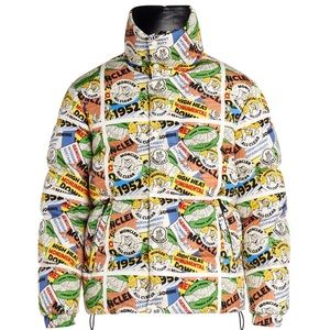 Moncler 1952 Kunitachi Reversible Comic Print Puffer Jacket Multicolor Size L